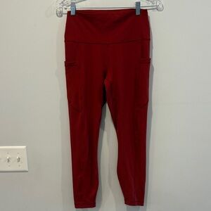 Yogalicious Deep Red Leggings